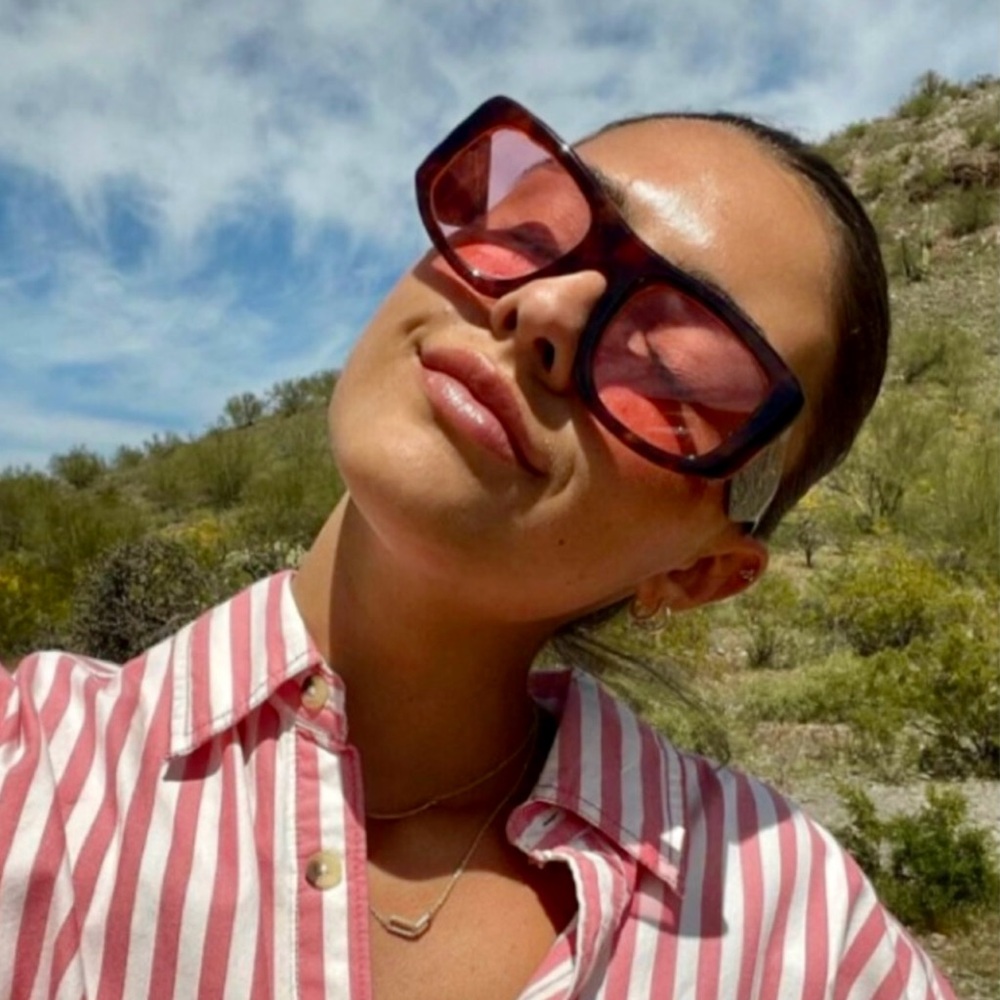 NEW ! Rare Quay Uniform Tortoise and Rose sunglasses Stylish Pink Sunglasses